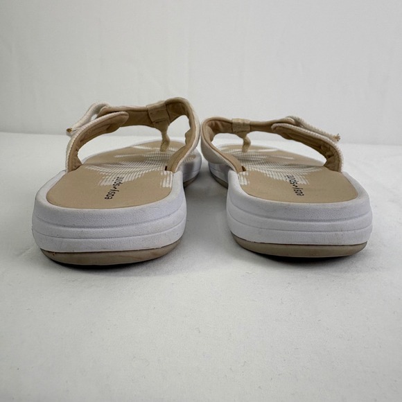 Easy Spirit Drifts 7 Adjustable Strap Thong Flip Flop Sandals Beige Size 9‎ - Picture 2 of 10